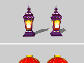 精品中式燈籠su模型設(shè)計圖下載 圖片40.13mb 其他庫 su模型