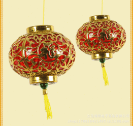 塑料鏤空小燈籠 福字掛件 金色面燈籠 節(jié)日慶典用品 春節(jié)裝飾批發(fā)