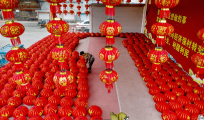 仙居:火紅燈籠迎新春