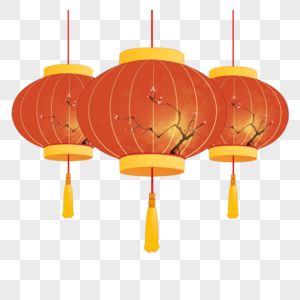 紅色燈籠免摳素材下載-正版素材400354521