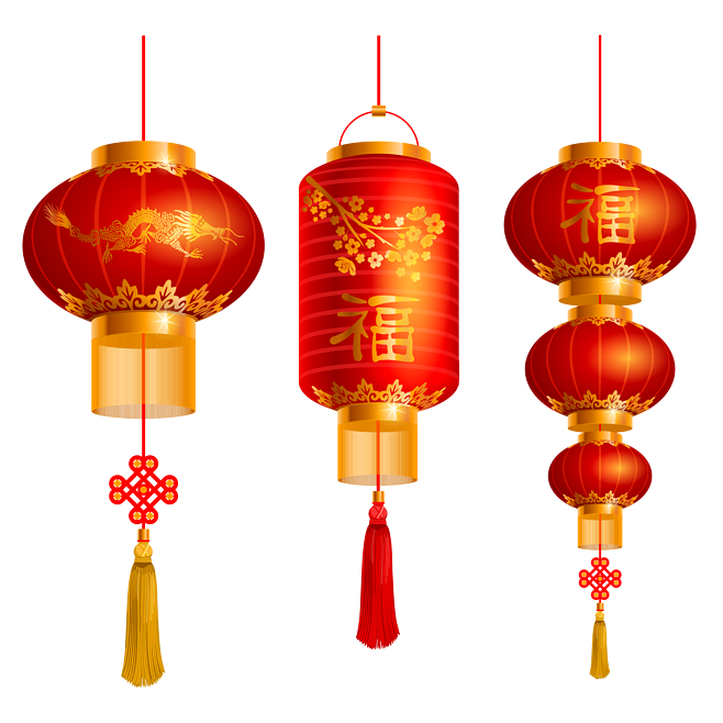 年貨節新年春節燈籠免摳png透明素材