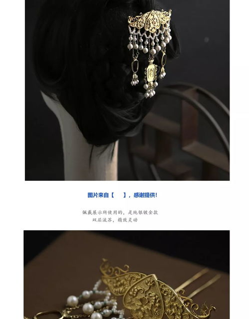 青荷記憶 華蓋宮燈步搖與游龍顫珠博鬢，重現古典少女風華